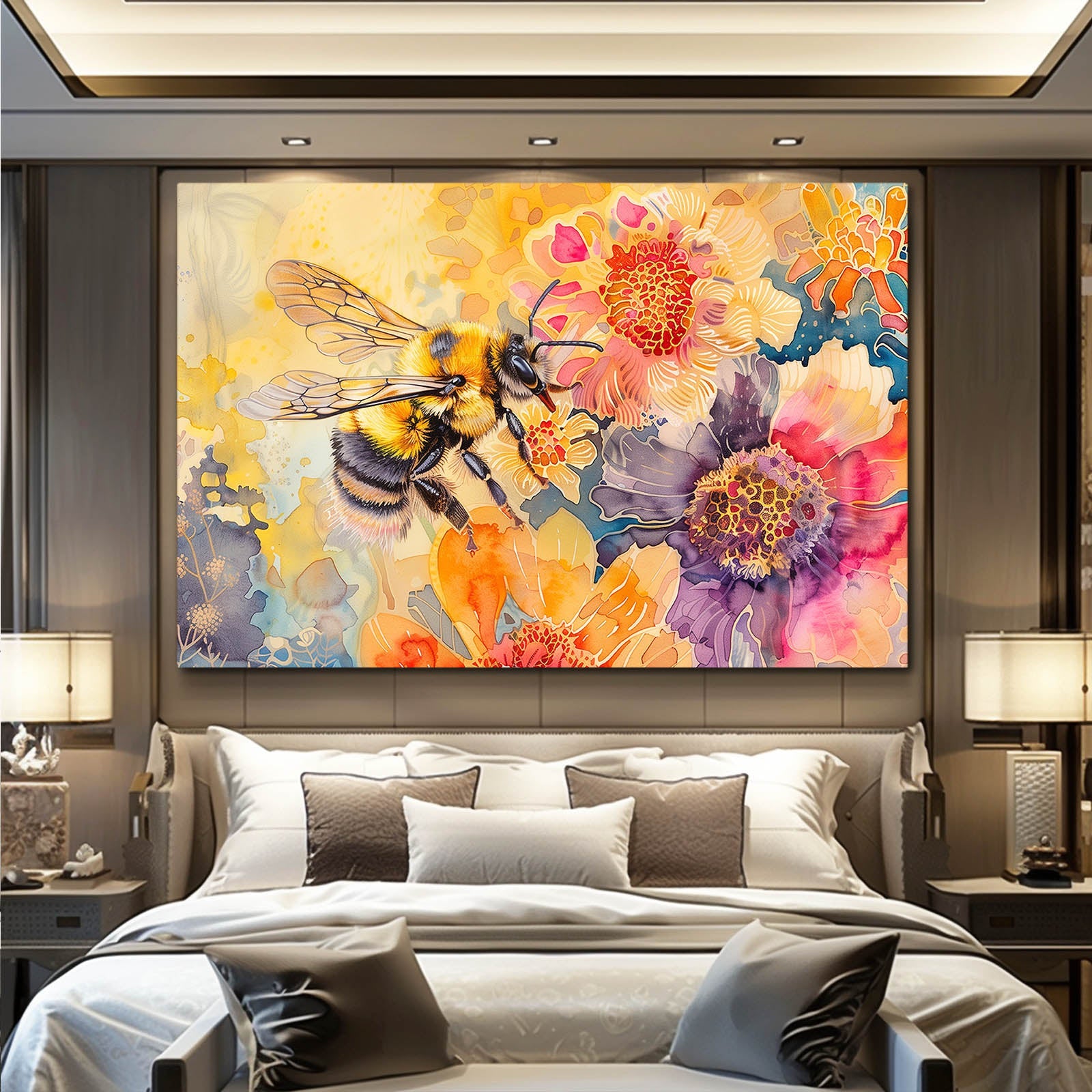 Botanical Dream Bee Art