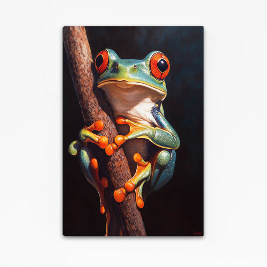 Branch Perch Treefrog Frog Canvas Art – branch perch treefrog frog canvas print