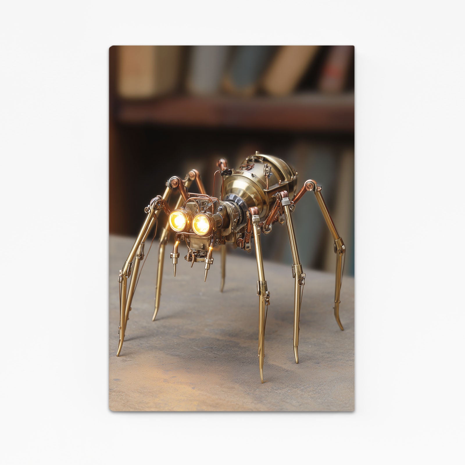 Brass Clockwork Spider Steampunk Canvas Art – brass clockwork spider steampunk canvas print