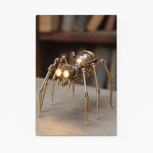 Brass Clockwork Spider Steampunk Canvas Art – brass clockwork spider steampunk canvas print