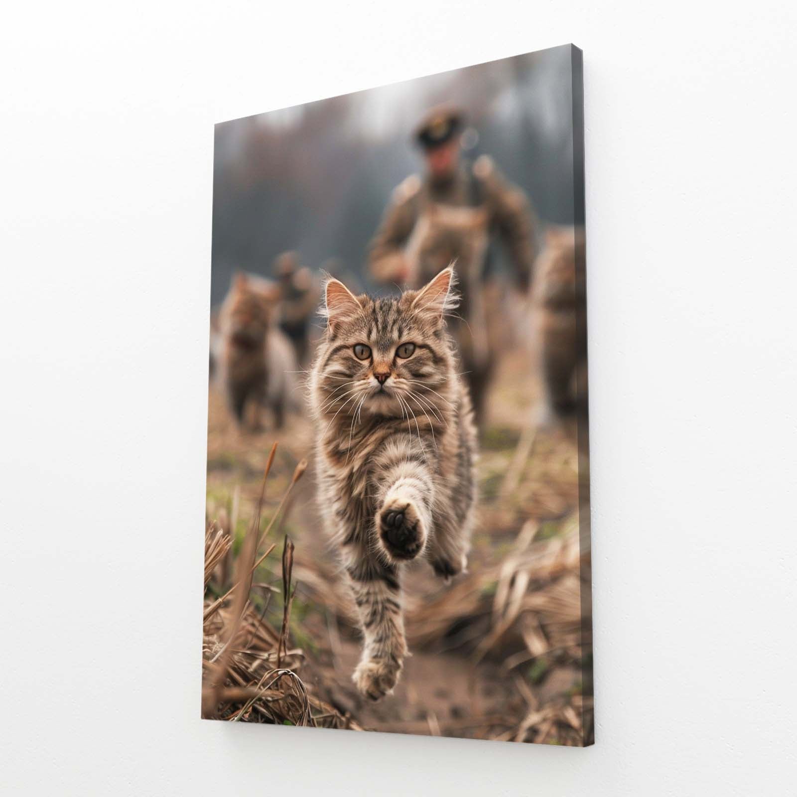 Brave Cat Wall Art