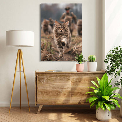 Brave Cat Wall Art