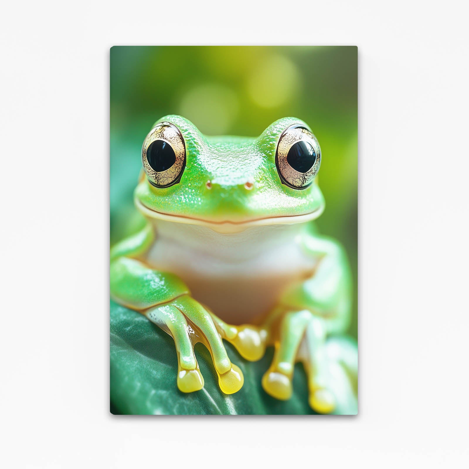 Bright Leaf Treefrog Frog Prints – bright leaf treefrog frog canvas print