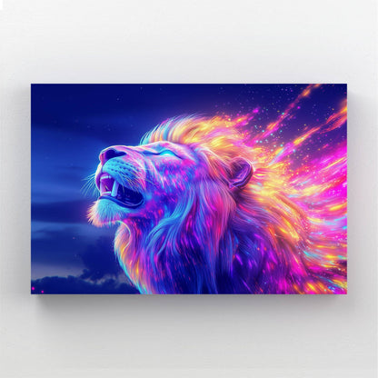 Brilliant Lion Canvas