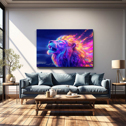 Brilliant Lion Canvas