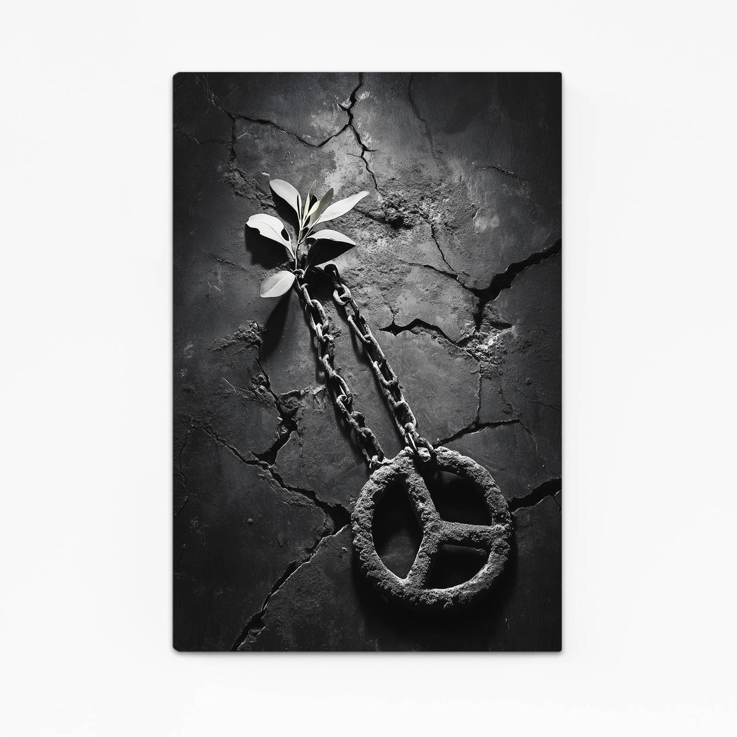 Broken Chains Peace Wall Art – broken chains peace peace canvas print