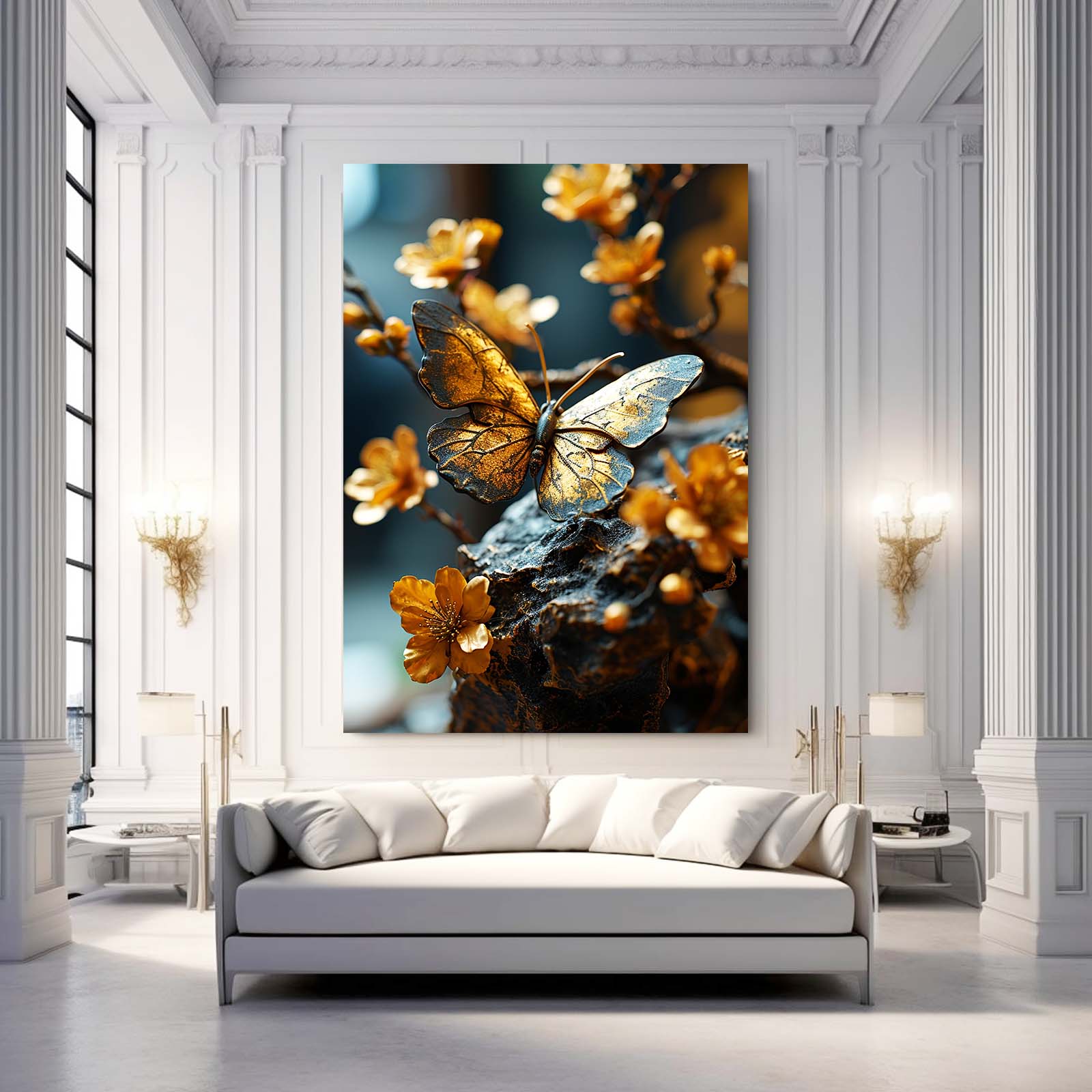Bronze Butterfly Wall Art