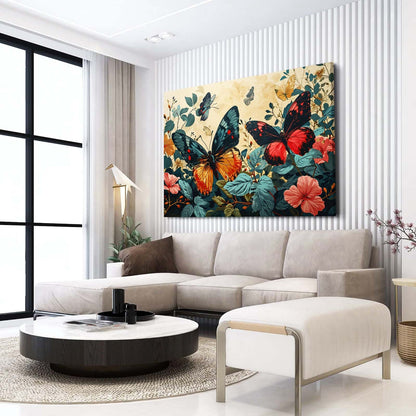 Butterflies Canvas Wall Art