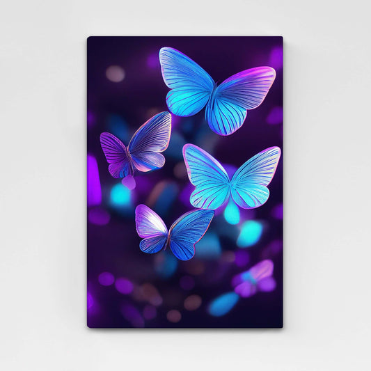 Butterflies In Flight Wall Art