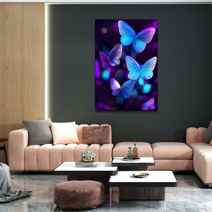 Butterflies In Flight Wall Art