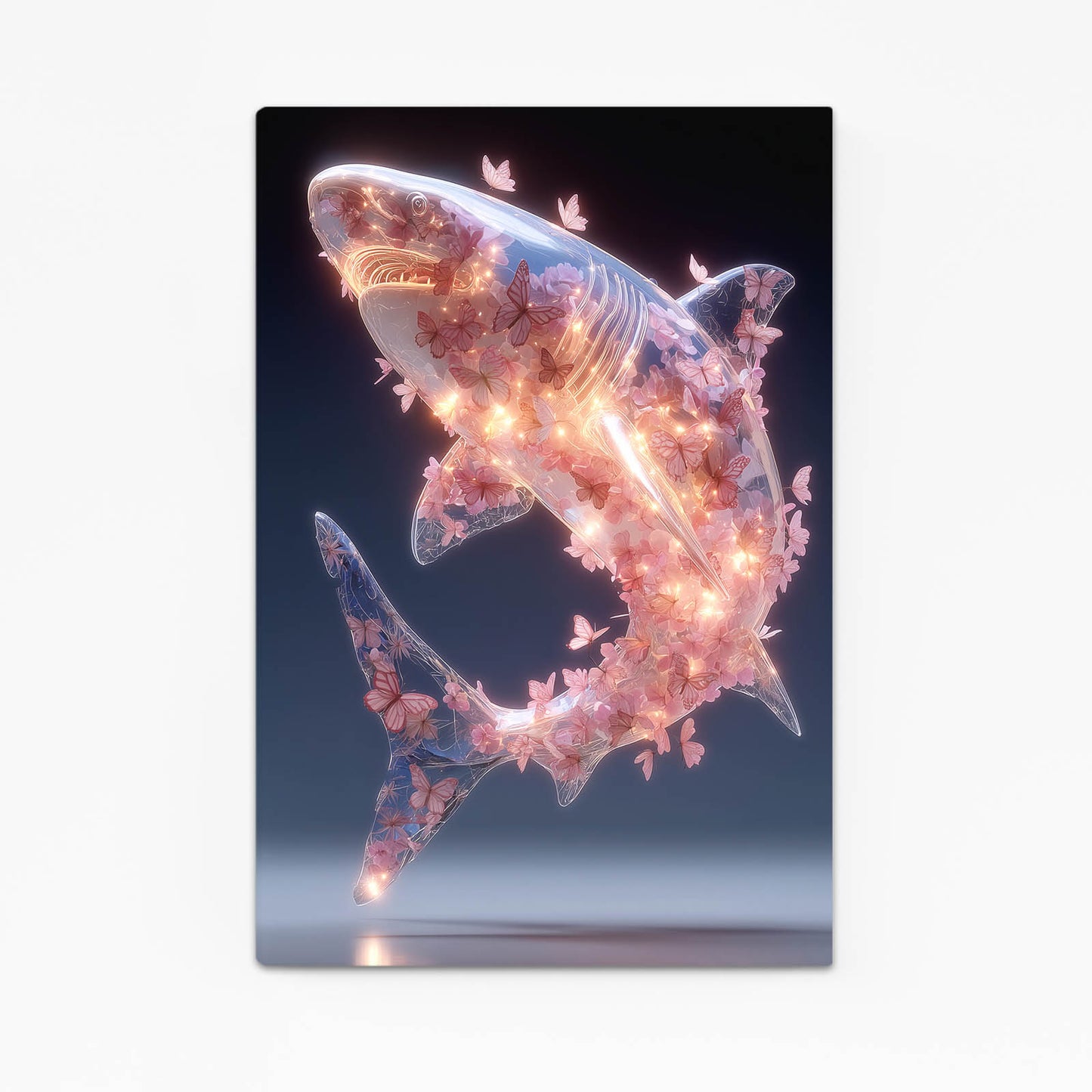 Butterfly Blossom Spirit Shark Canvas Art – butterfly blossom spirit shark canvas print