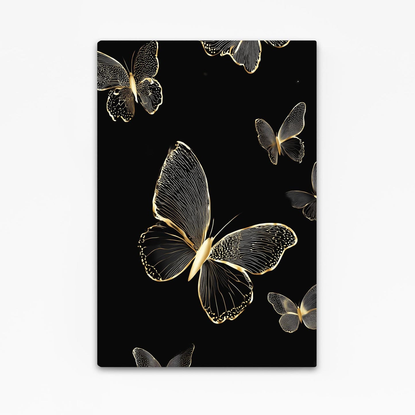 Butterfly Night Flight Gold Wall Art – butterfly night flight gold canvas print