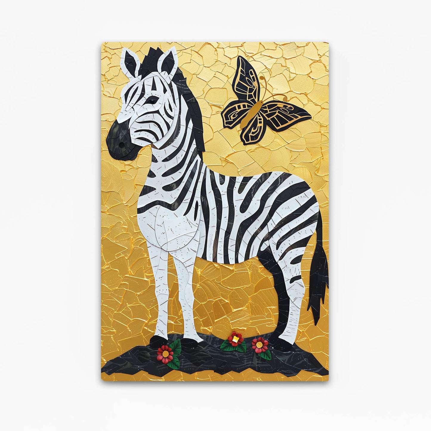 Butterfly Zebra Canvas – butterfly canvas print