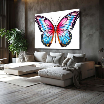 Candy Color Butterfly Wall Art