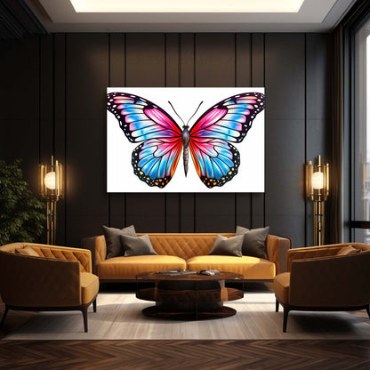 Candy Color Butterfly Wall Art