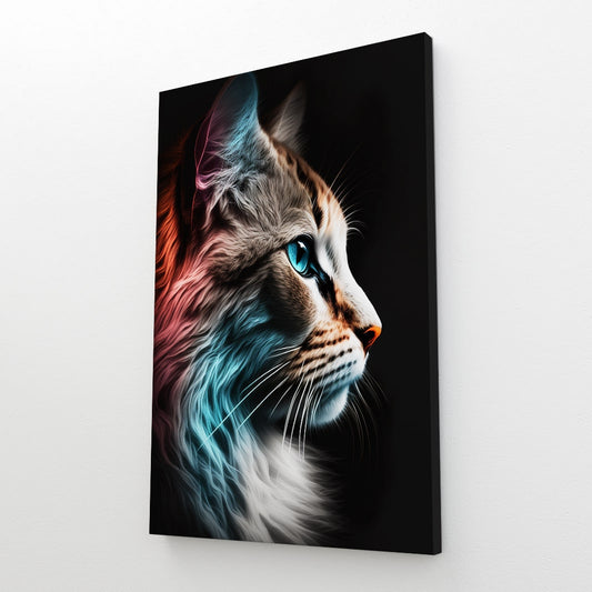 Canvas Cat Art