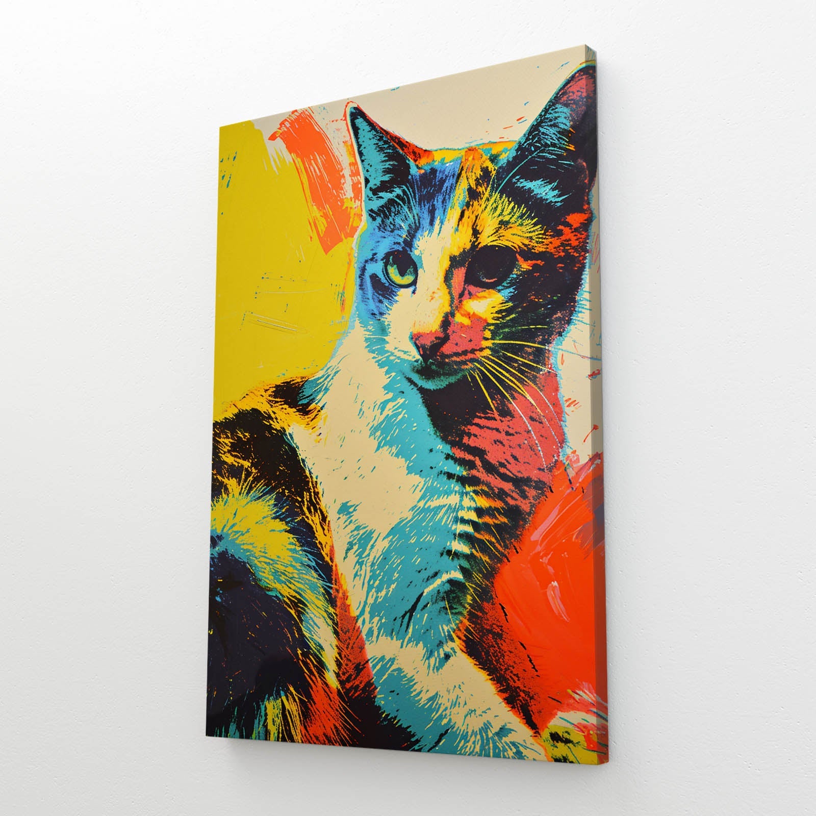 Canvas Cat Print