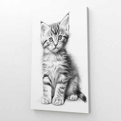 Canvas Cat Wall Art