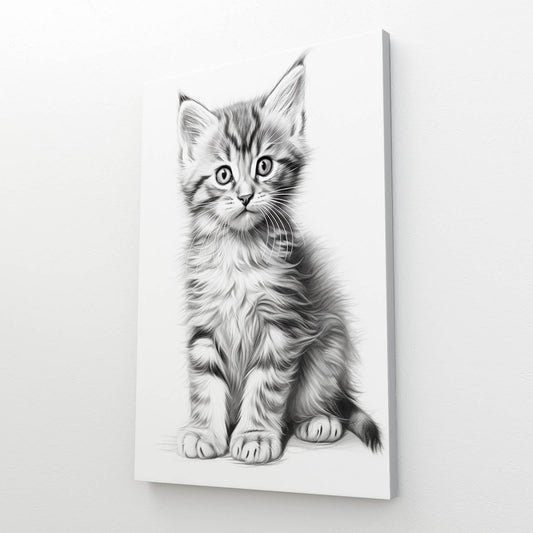 Canvas Cat Wall Art