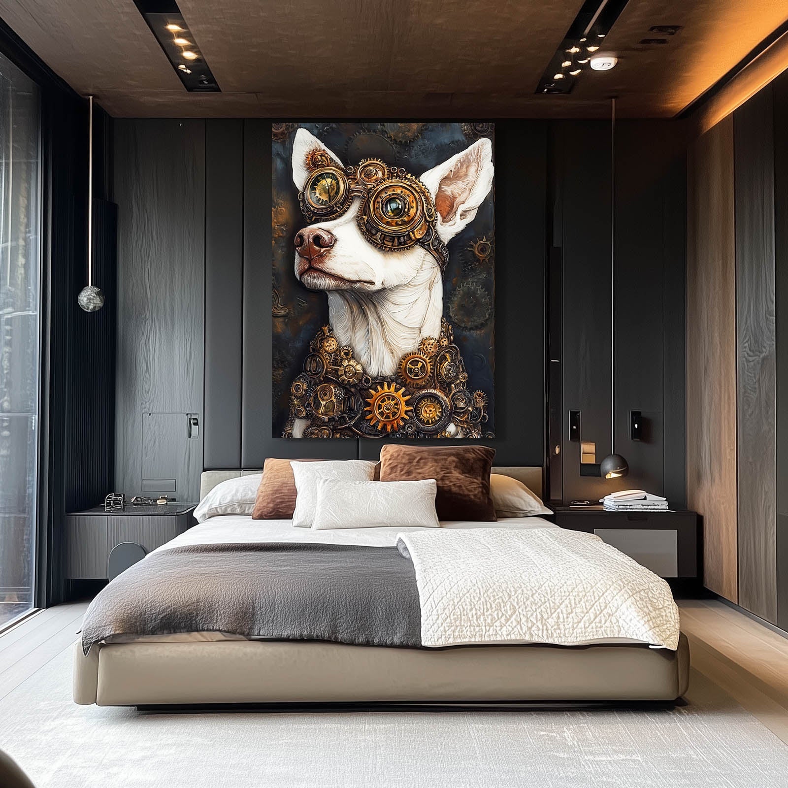 Canvas Dog Wall Art