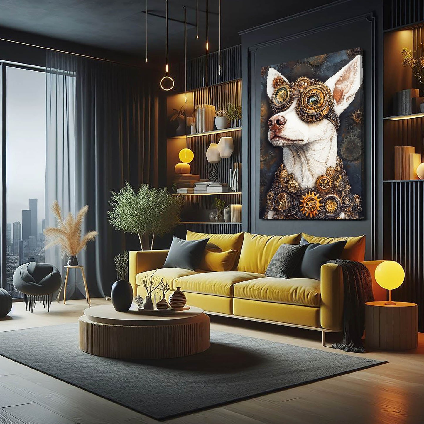 Canvas Dog Wall Art