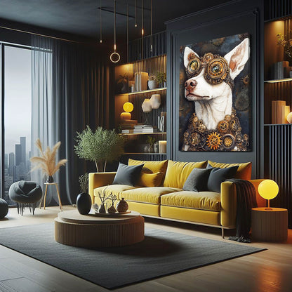 Canvas Dog Wall Art