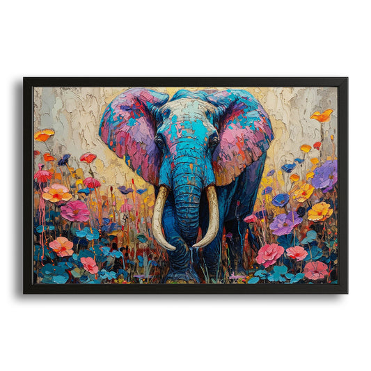 Canvas Elephant Wall Art – canvas print on white background