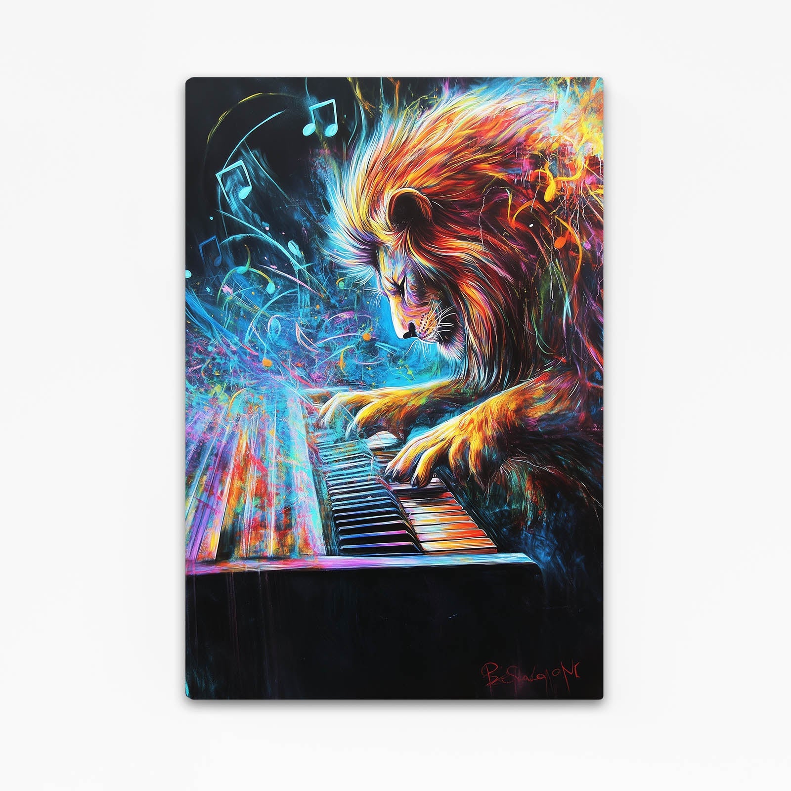 Canvas Lion Art