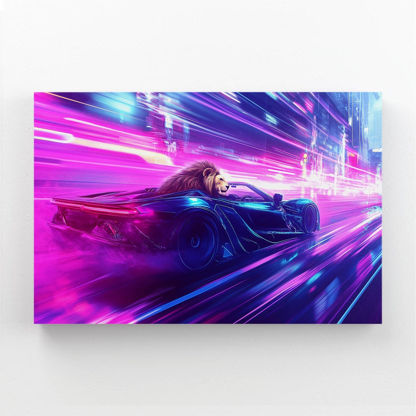 Canvas Lion Wall Art