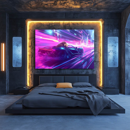 Canvas Lion Wall Art