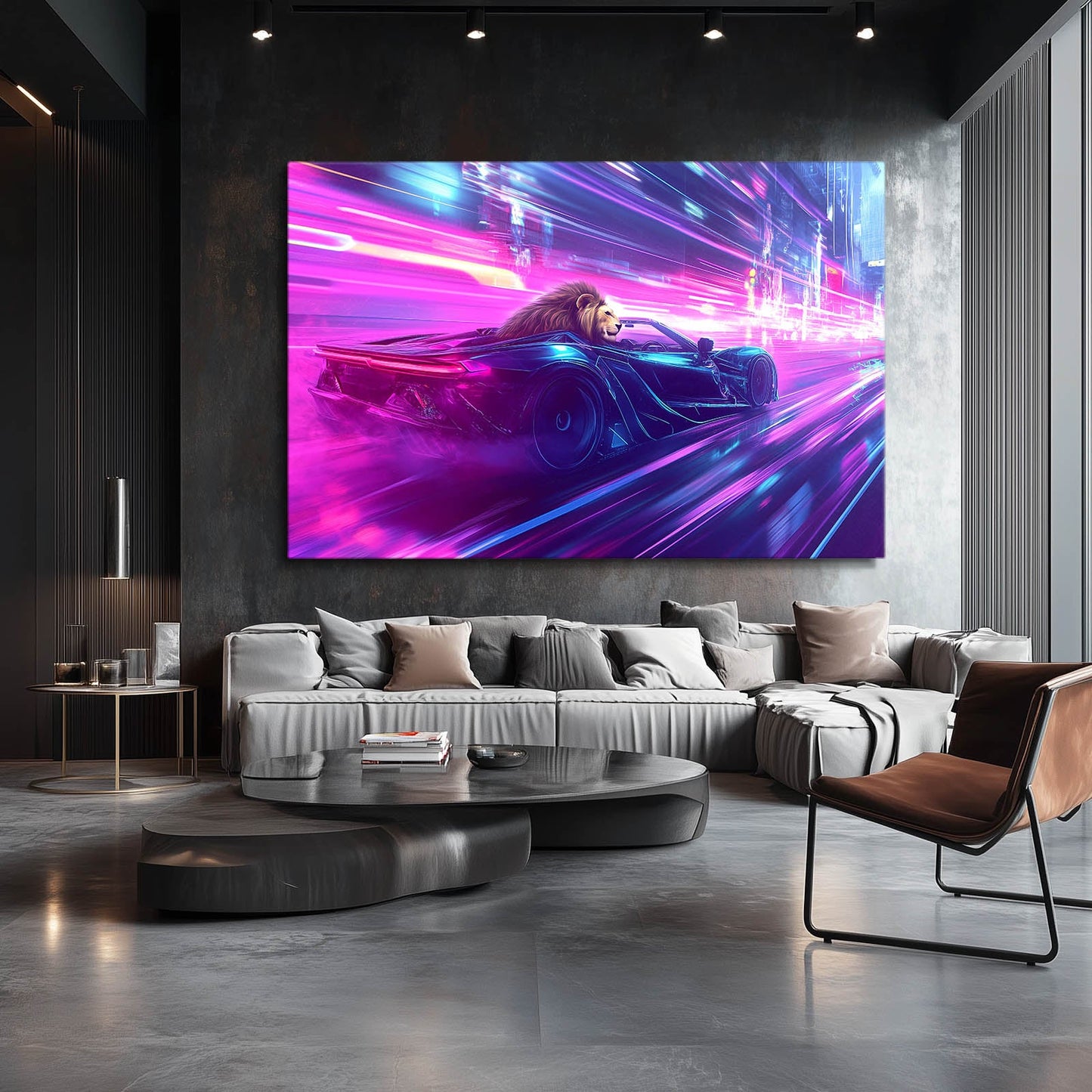 Canvas Lion Wall Art