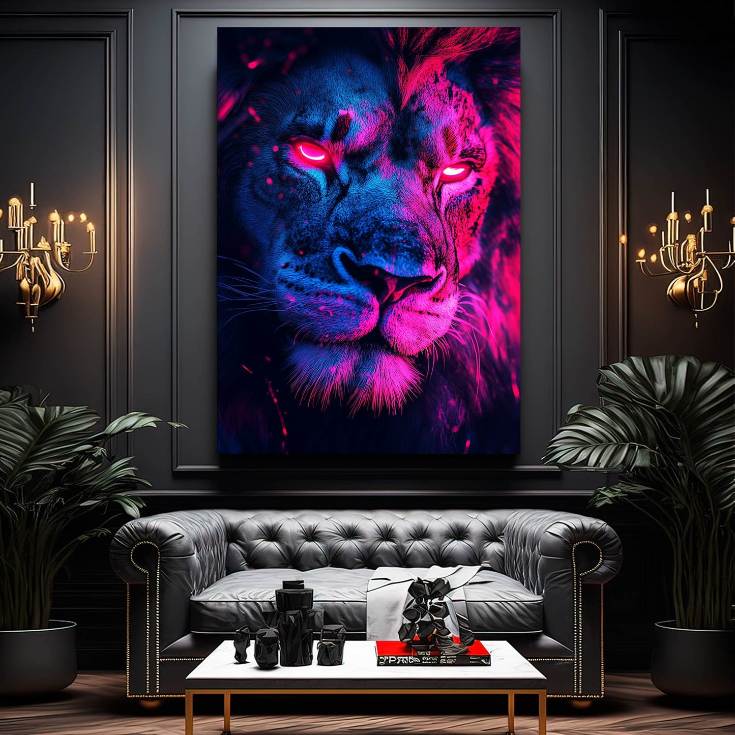 Canvas Lion