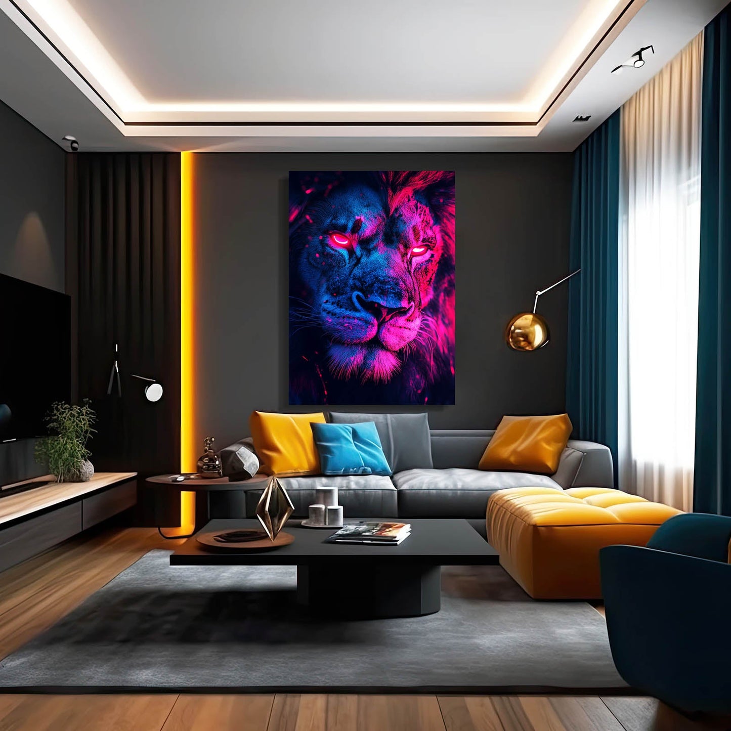 Canvas Lion