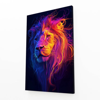 Canvas Painting Lion