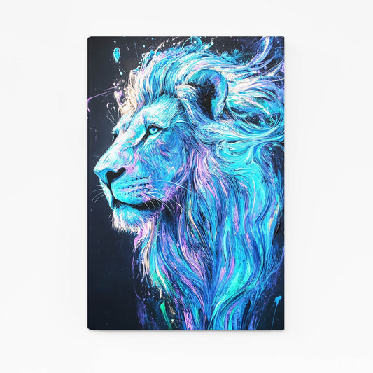 Canvas Painting Of Lion