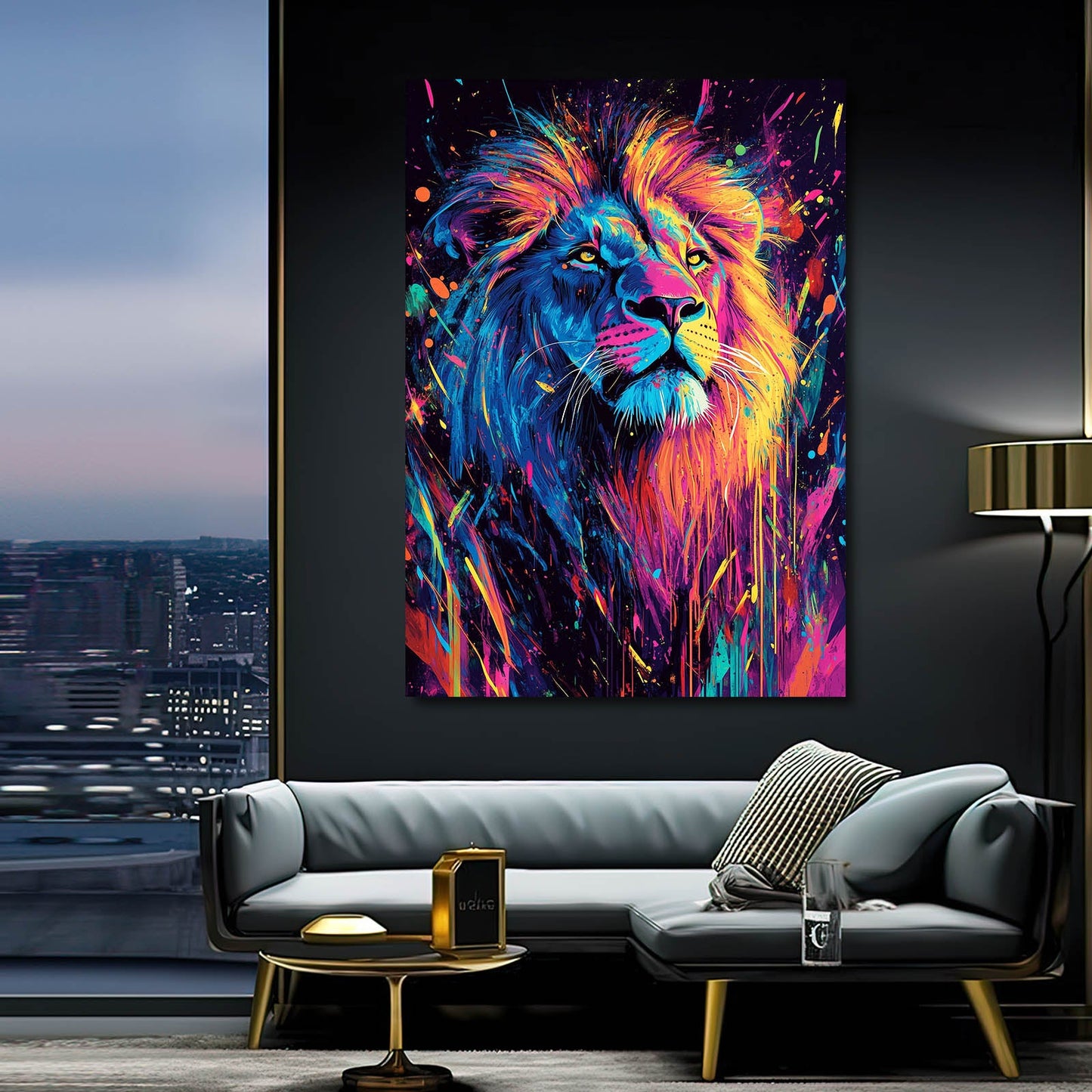 Canvas Wall Art Lion
