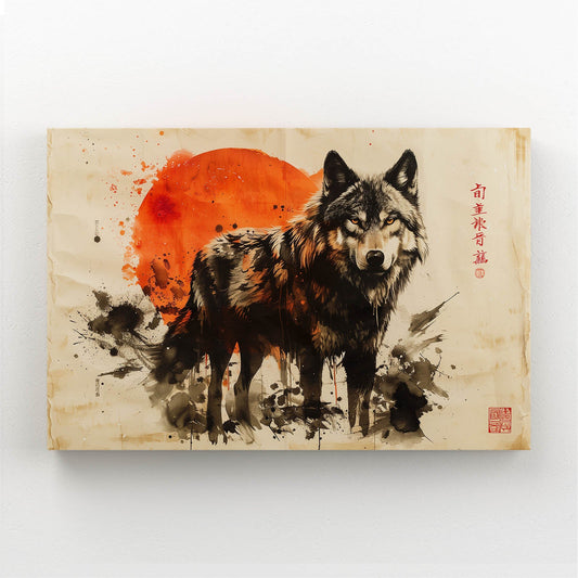 Canvas Wolf Prints