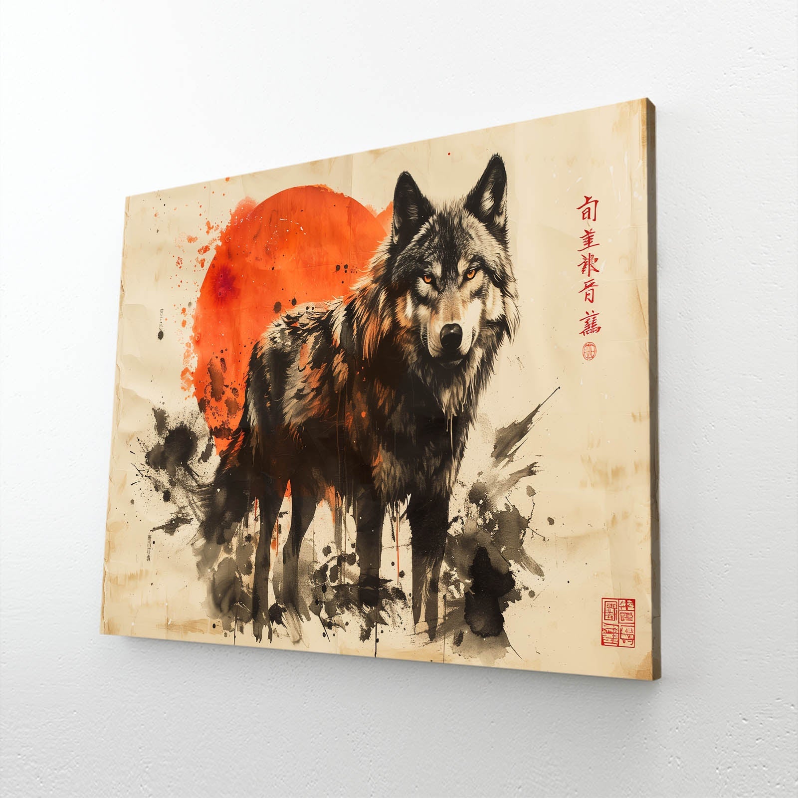 Canvas Wolf Prints