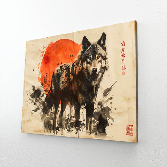 Canvas Wolf Prints