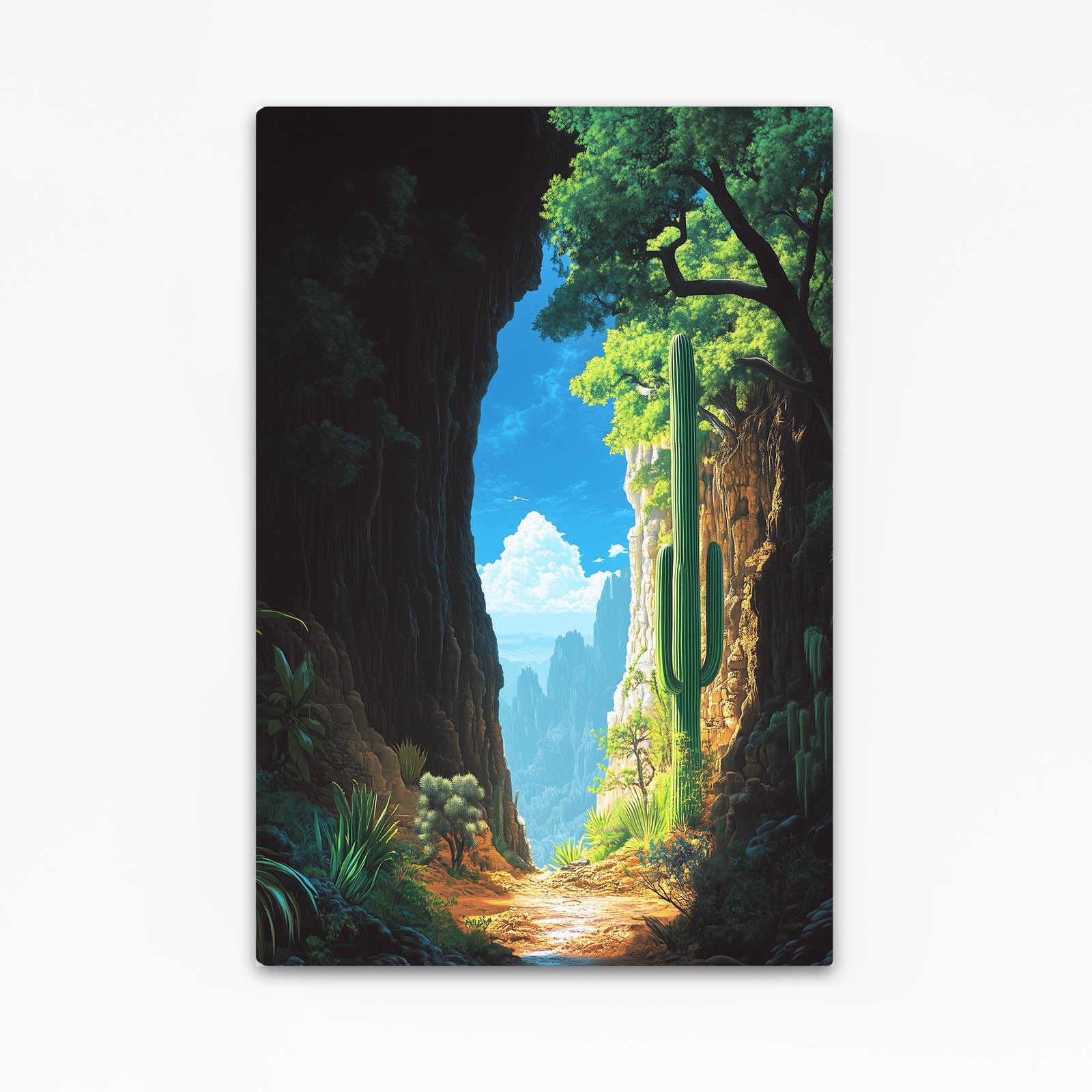 Canyon Passage Light Cactus Canvas Art – canyon passage light cactus canvas print