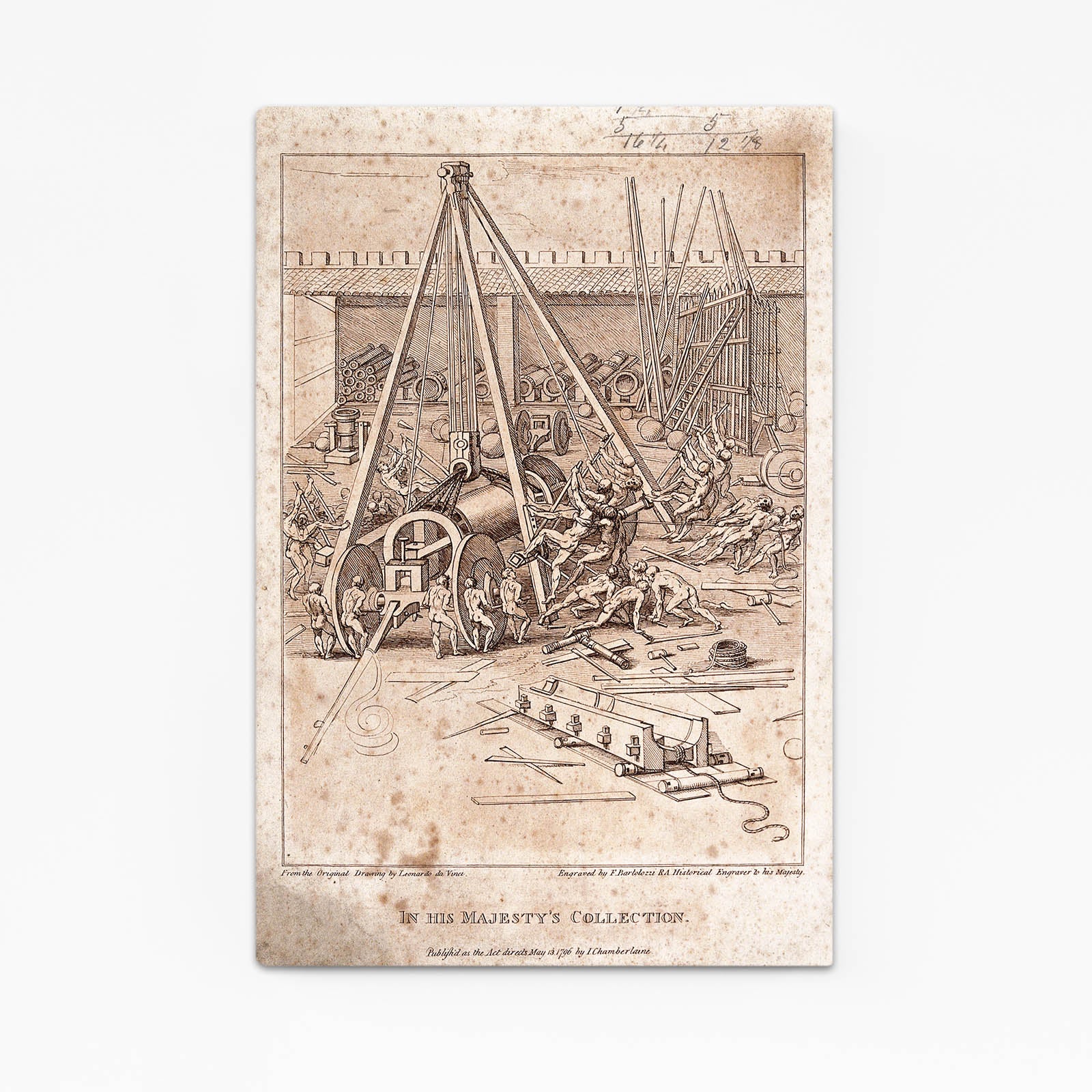 Casting Yard Machinery Da Vinci Wall Art – casting yard machinery da vinci canvas print