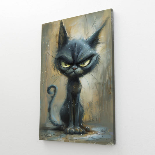 Cat Angry Wall Art
