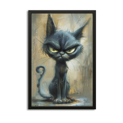 Cat Angry Wall Art