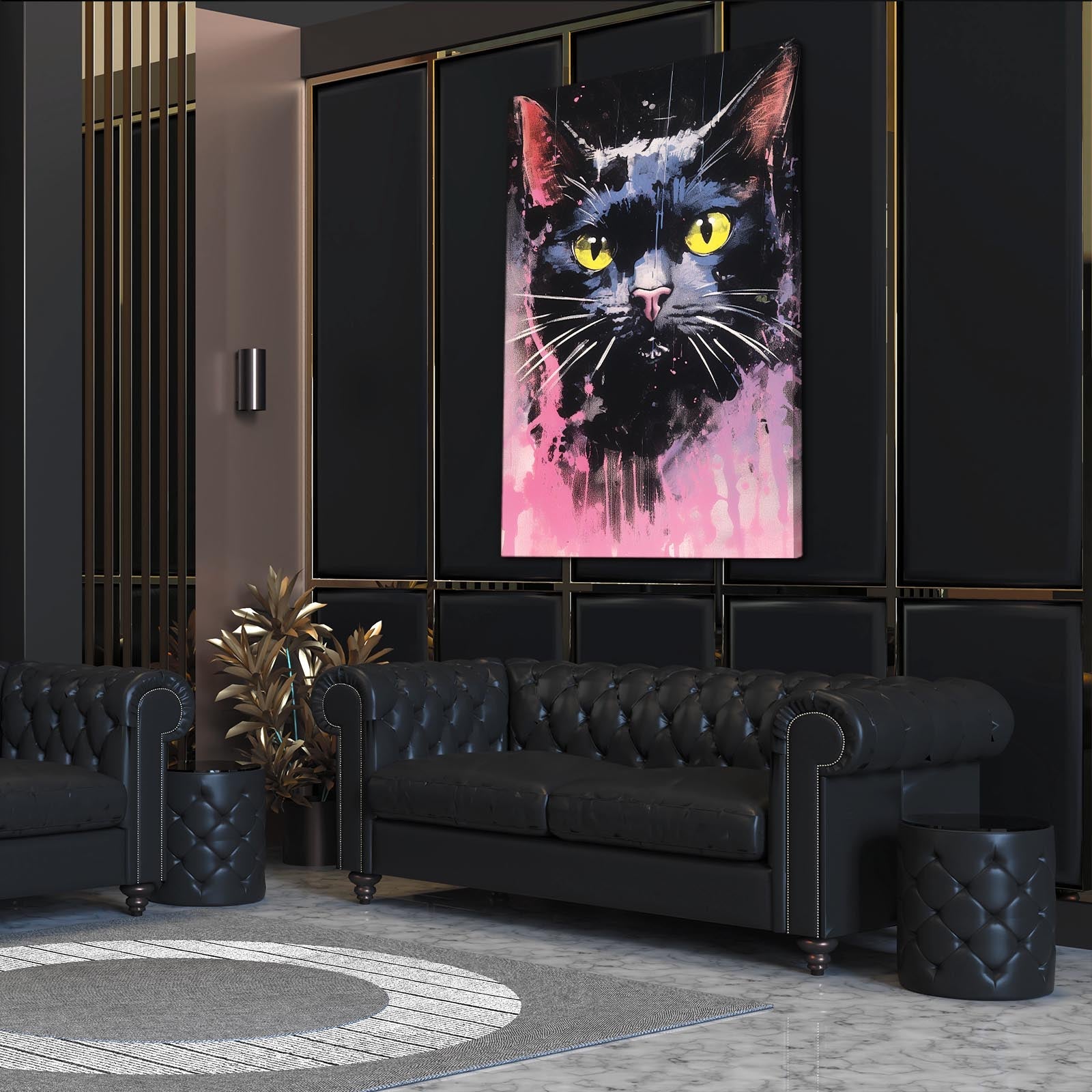 Cat Face Wall Art