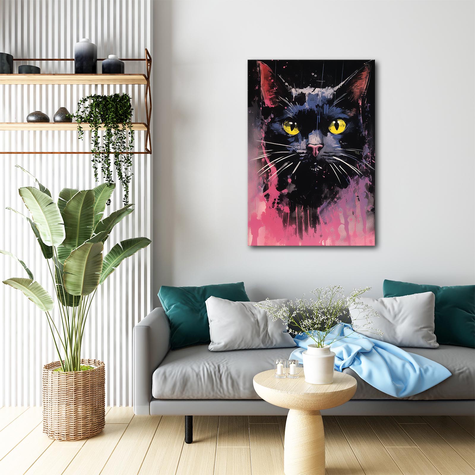 Cat Face Wall Art