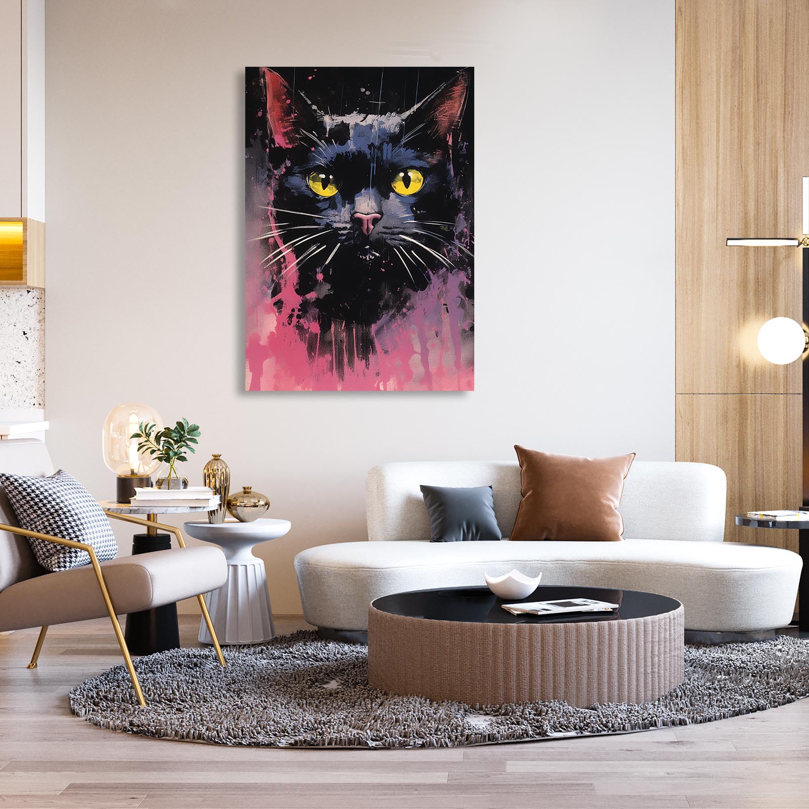 Cat Face Wall Art