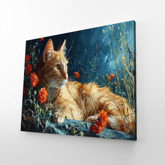 Cat Garden Wall Art