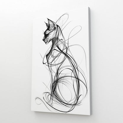 Cat Silhouette Wall Art