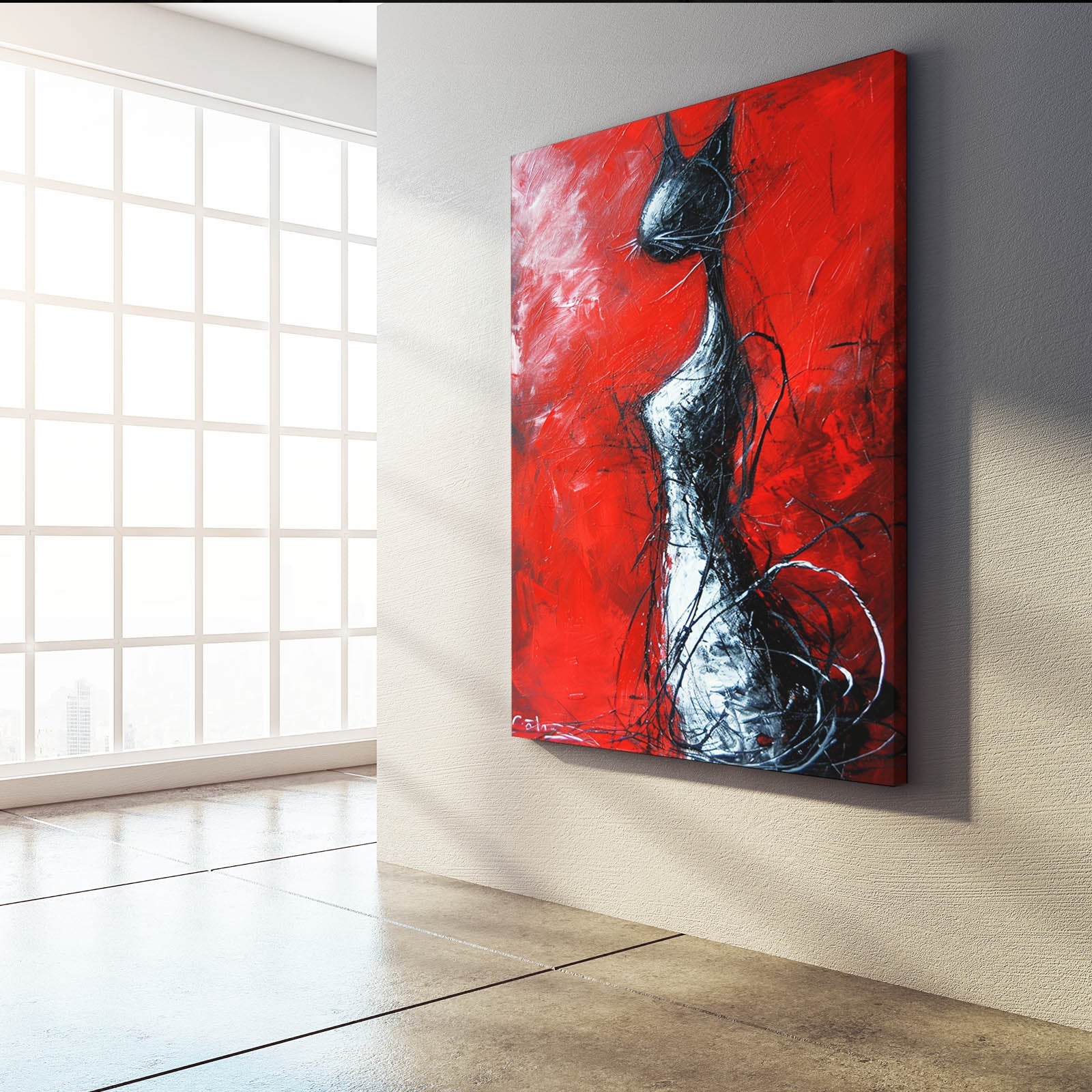 Cat Wall Art Artistic