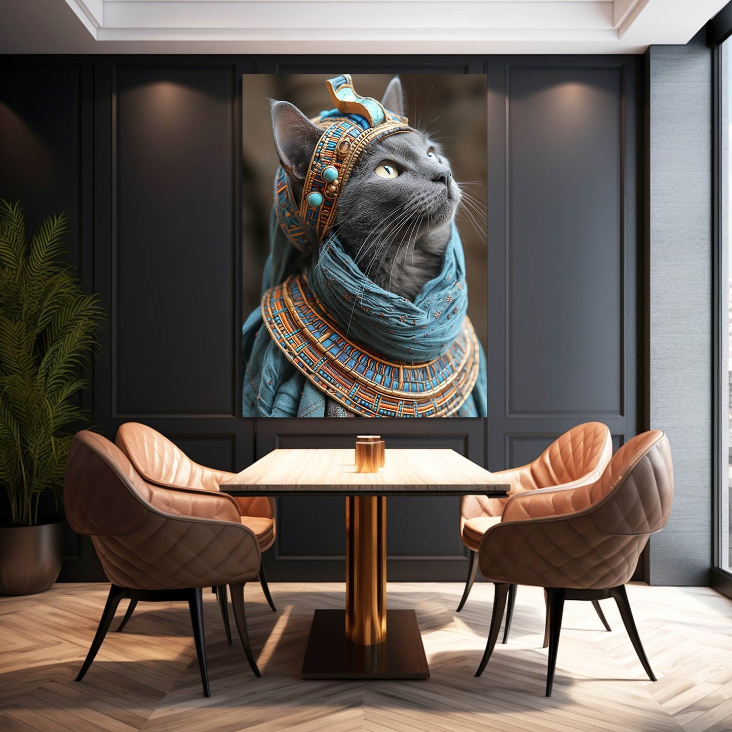 Cat Wall Art Egyptian